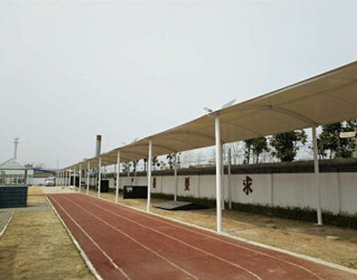 祝賀阜陽看守所武警訓(xùn)練大棚順利完工