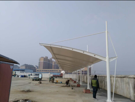 祝賀五河縣充電樁雨棚竣工