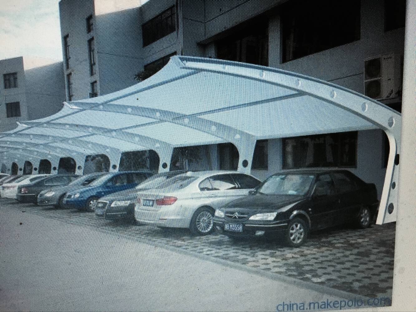 祝賀南京輝騰機械鑄造有限公司膜結構車棚竣工